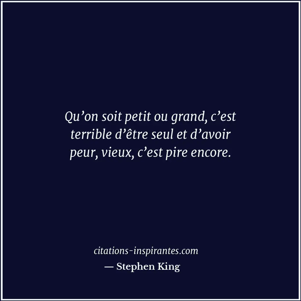Citation de Stephen King