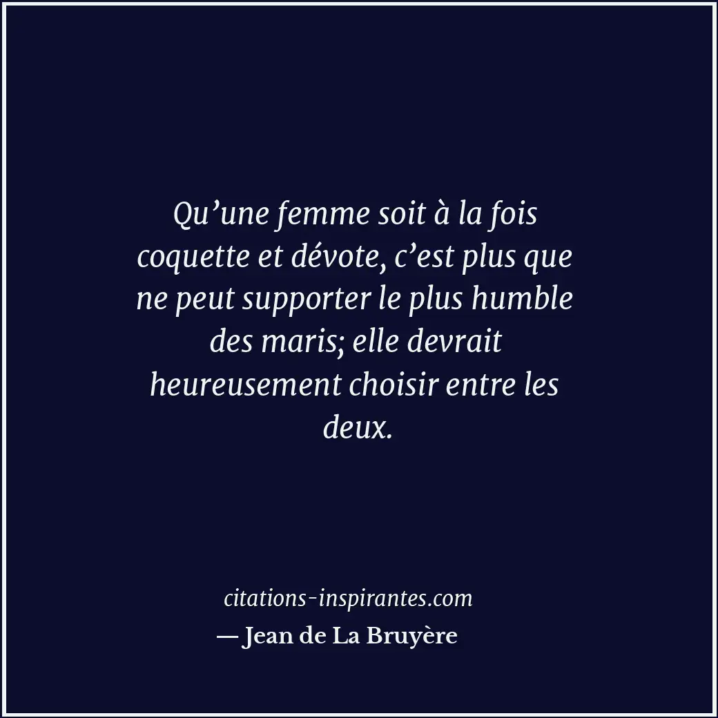 Citation de Jean de La Bruyère