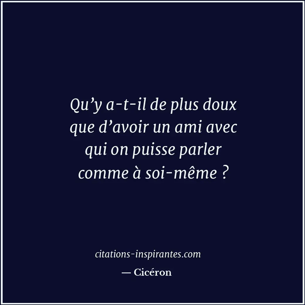 Citation de Cicéron