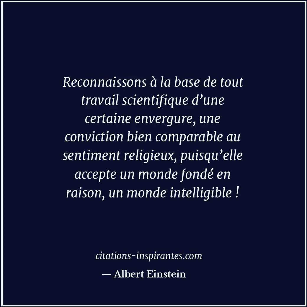 Citation de Albert Einstein