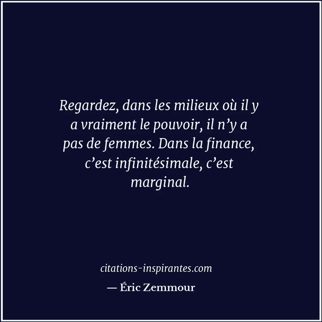 Citation de Éric Zemmour