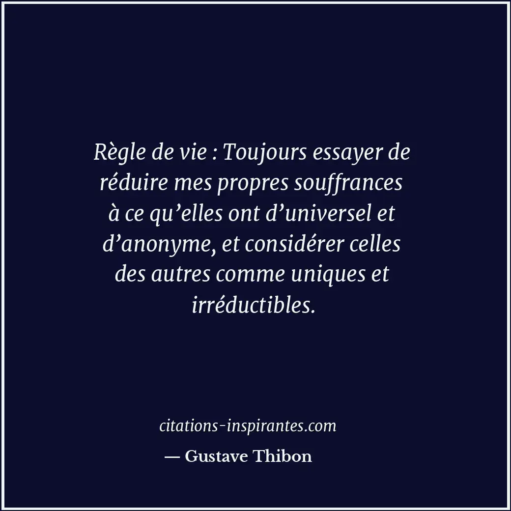 Citation de Gustave Thibon