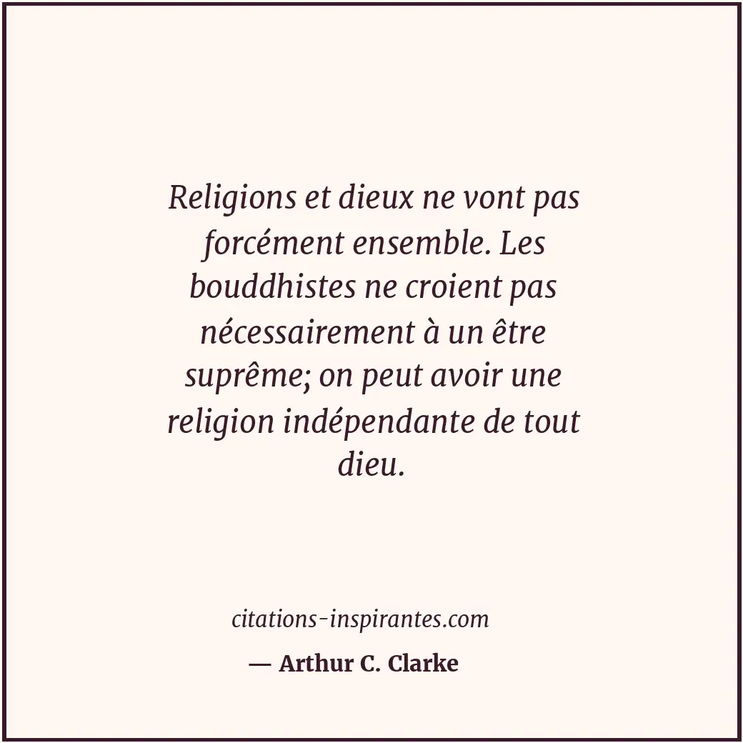 Citation de Arthur C. Clarke