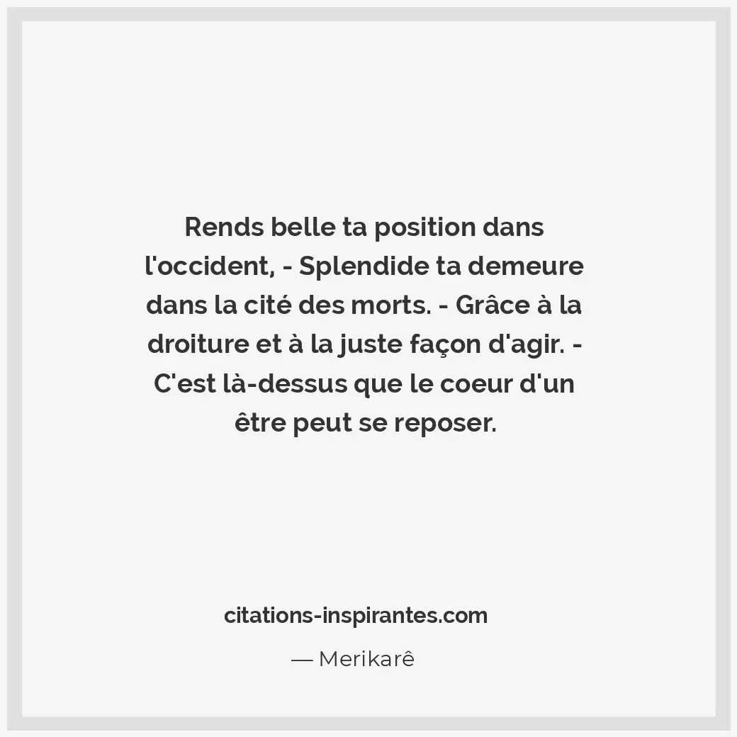 Citation de Merikarê