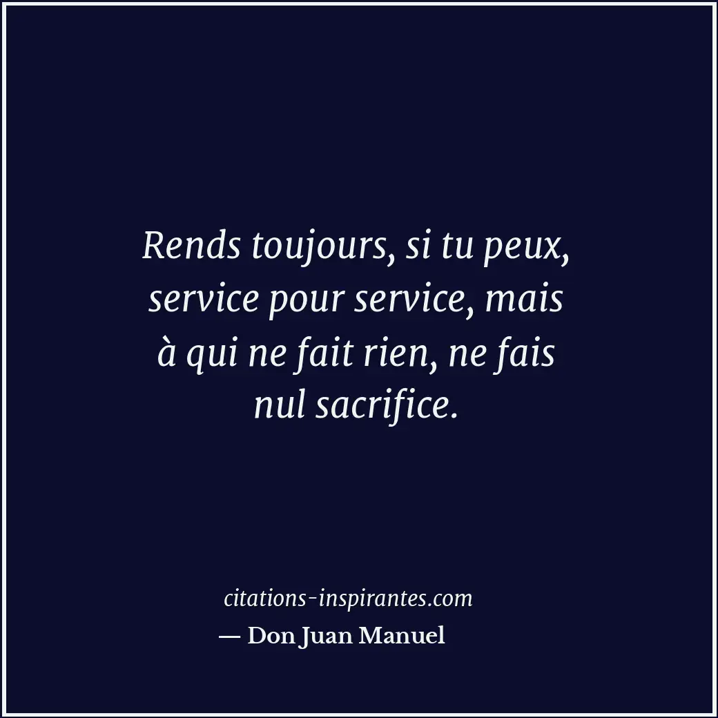 Citation de Don Juan Manuel