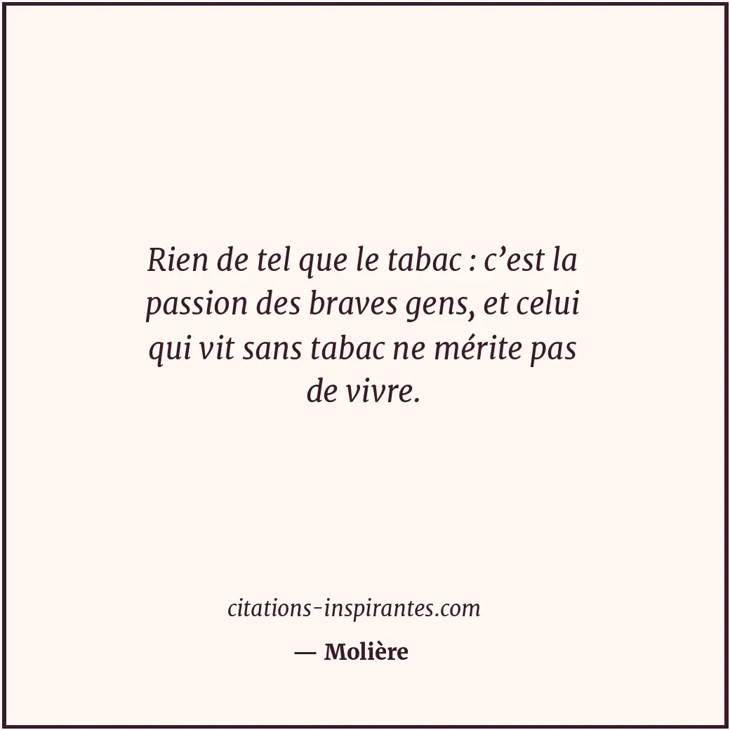 Citation de Molière