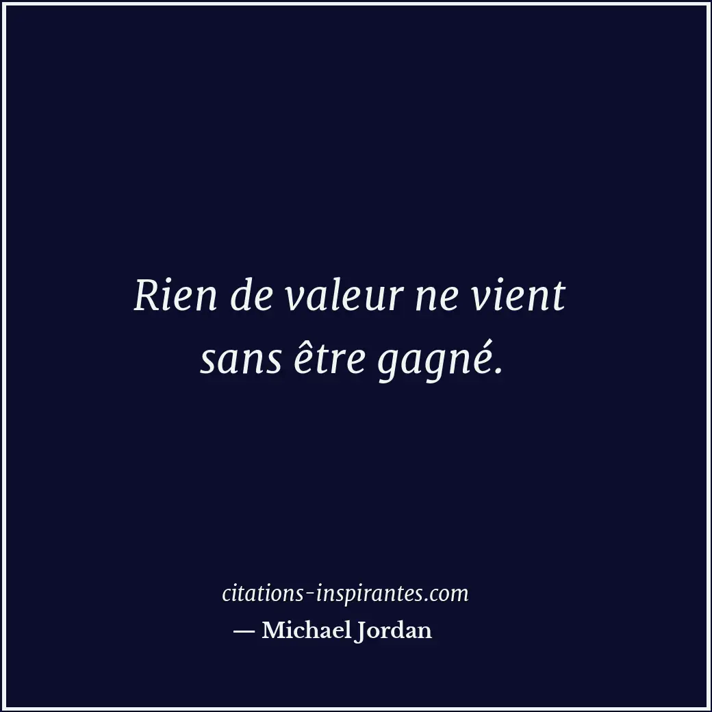 Citation de Michael Jordan