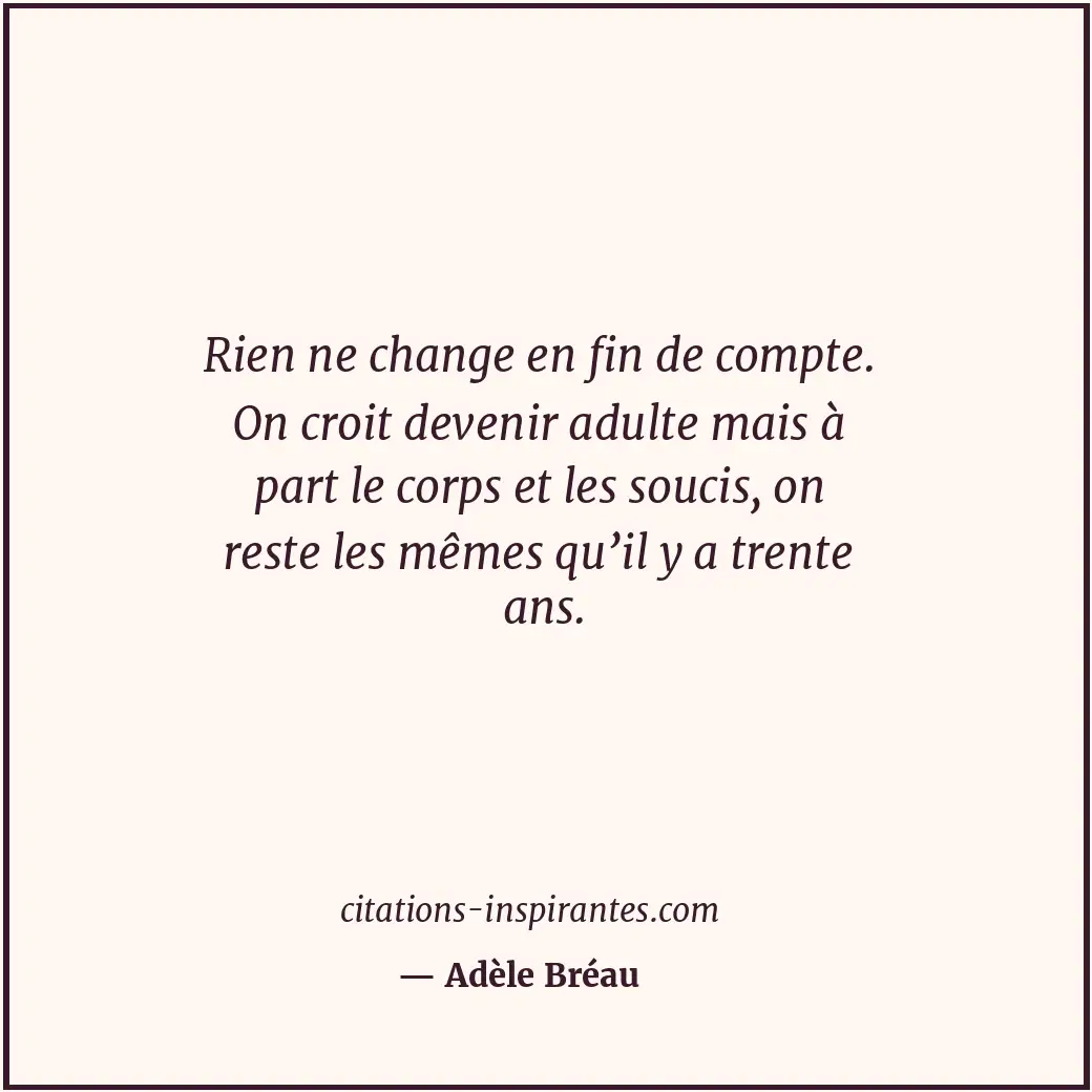 Citation de Adèle Bréau