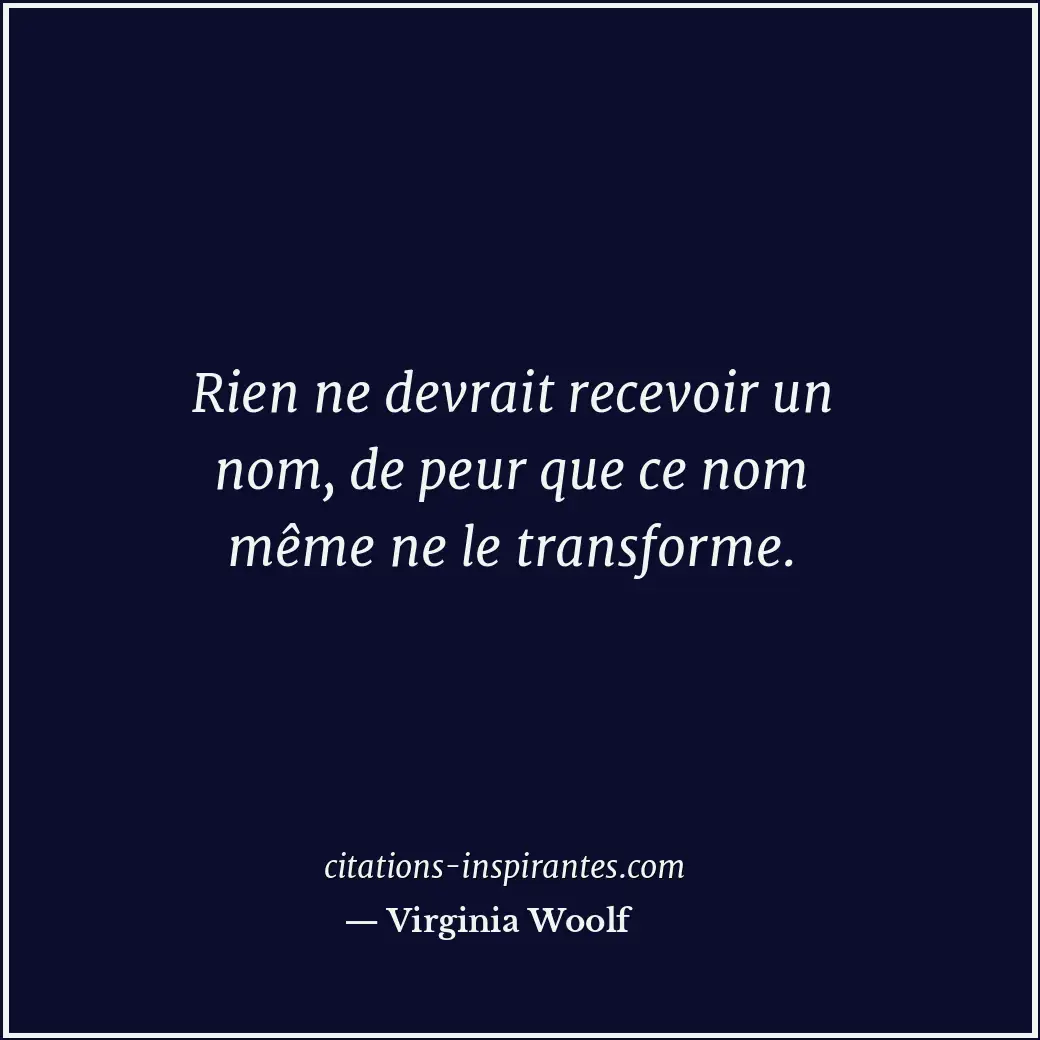 Citation de Virginia Woolf