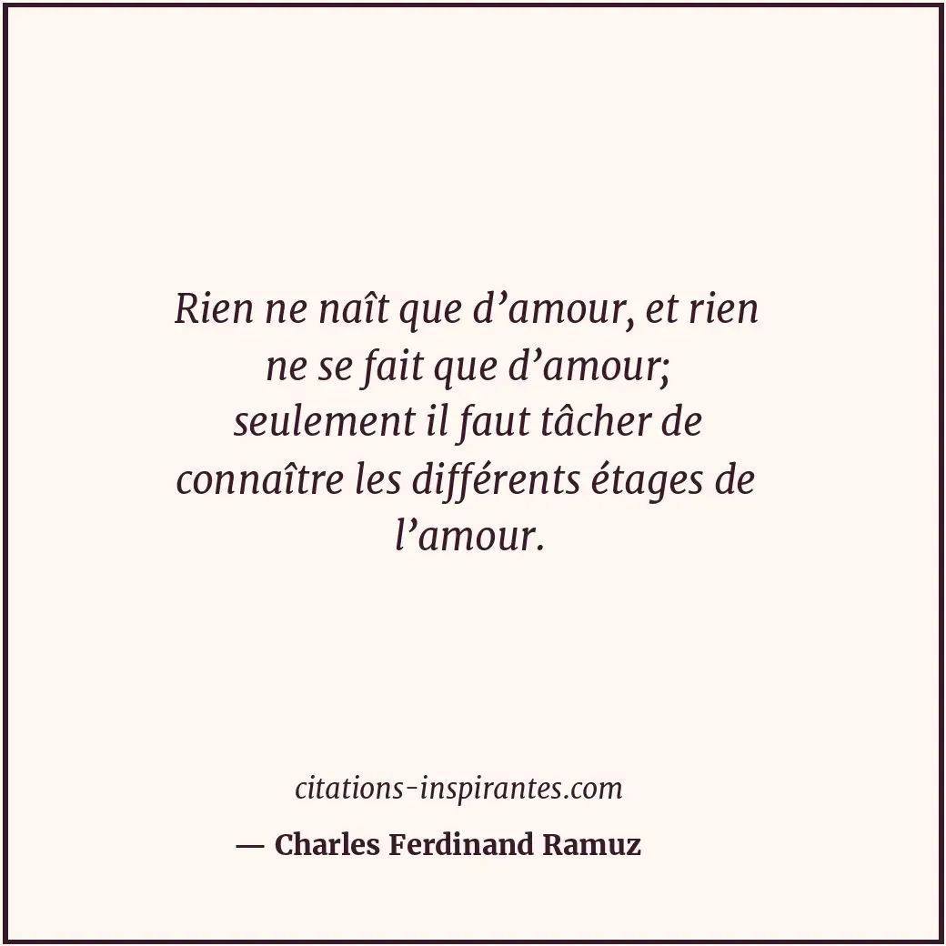 Citation de Charles Ferdinand Ramuz