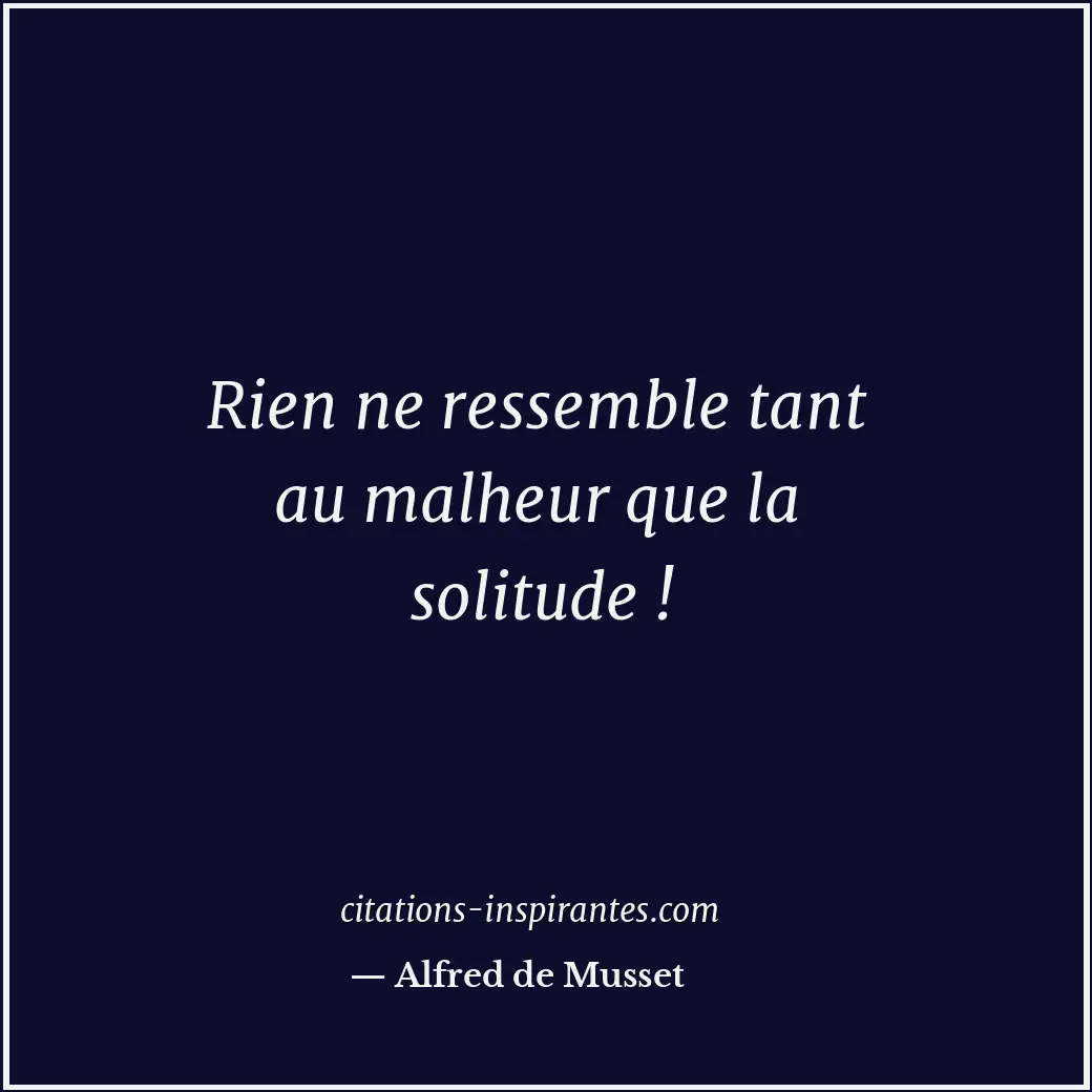 Citation de Alfred de Musset
