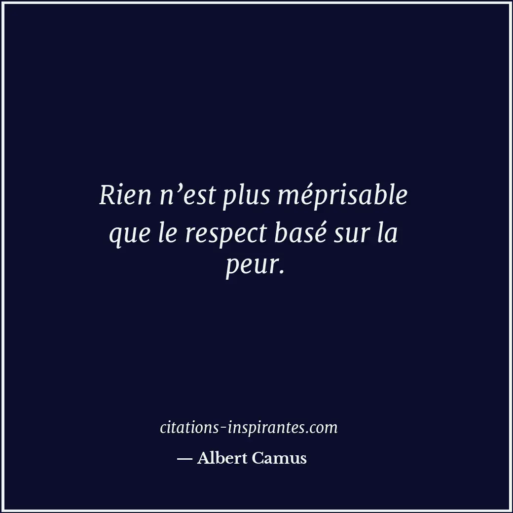 Citation de Albert Camus