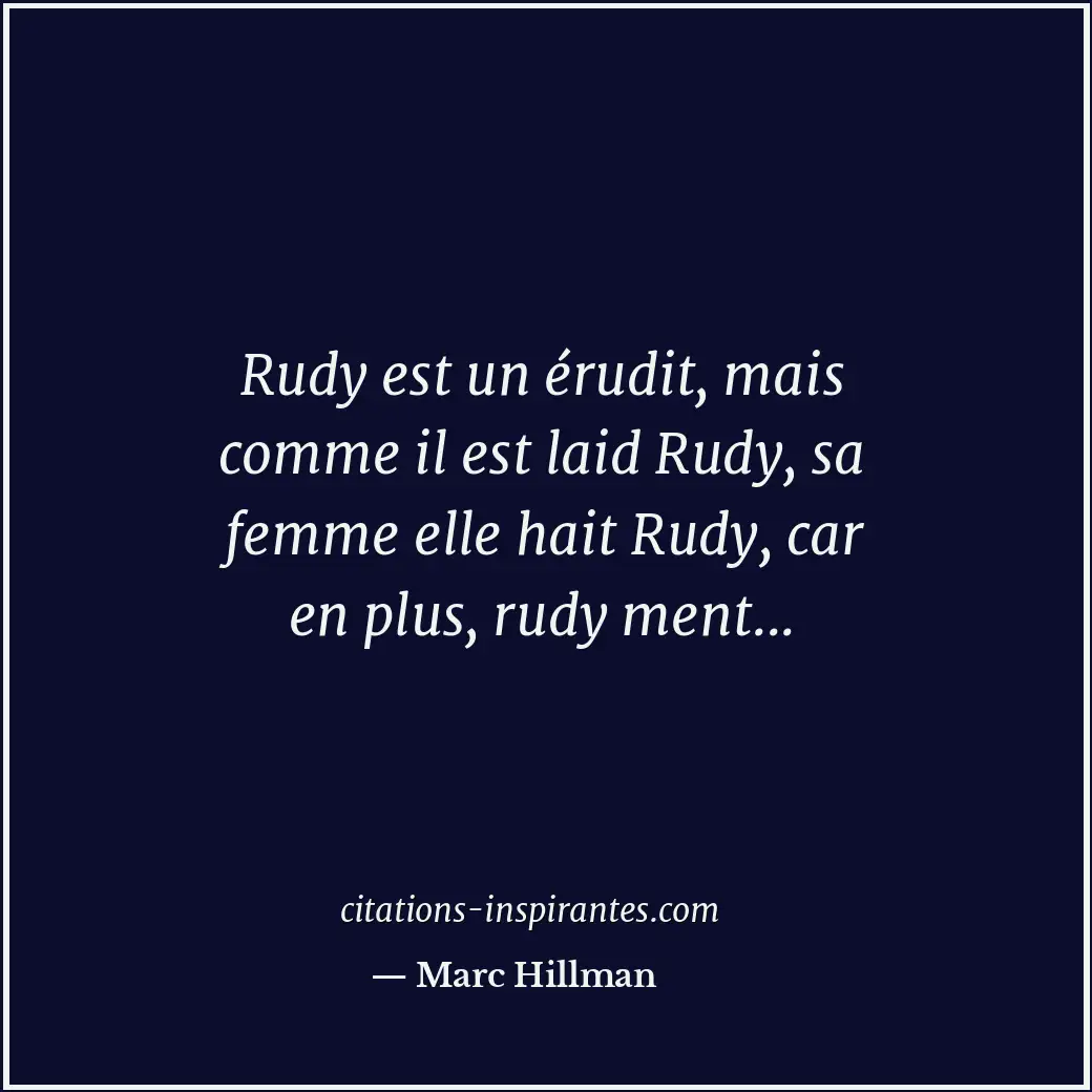 Citation de Marc Hillman