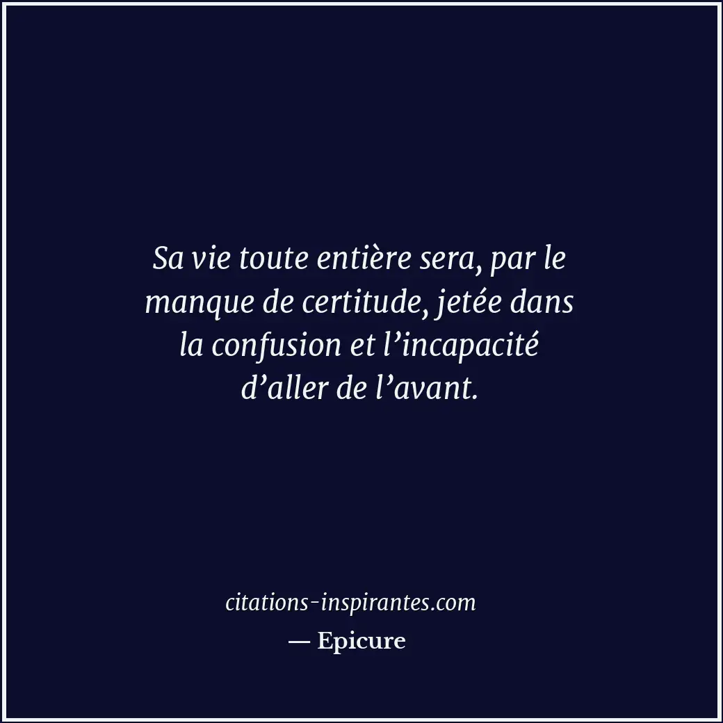 Citation de Epicure