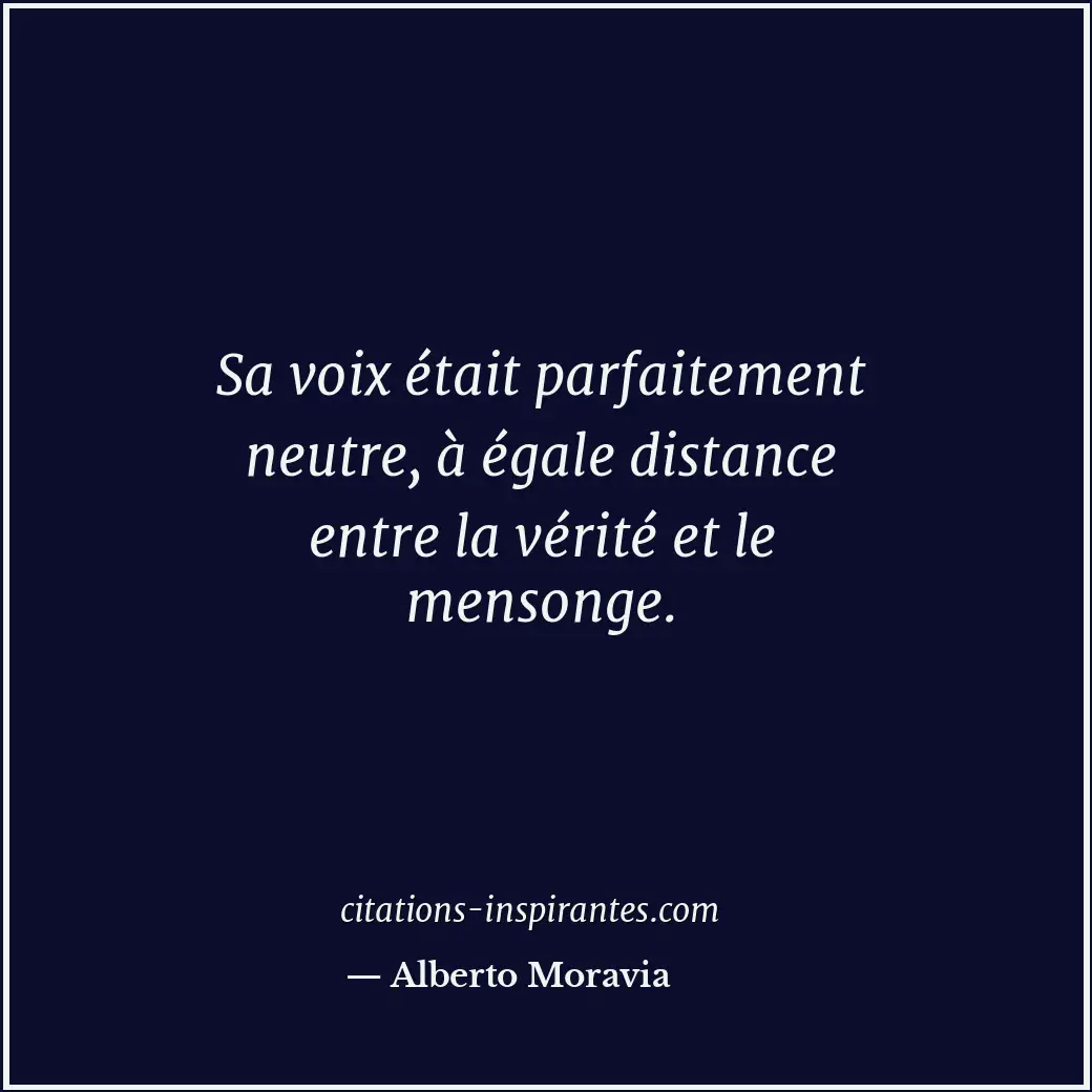 Citation de Alberto Moravia