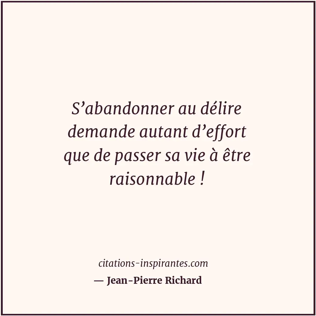 Citation de Jean-Pierre Richard