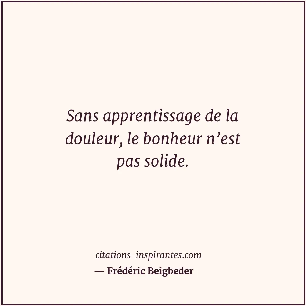 Citation de Frédéric Beigbeder