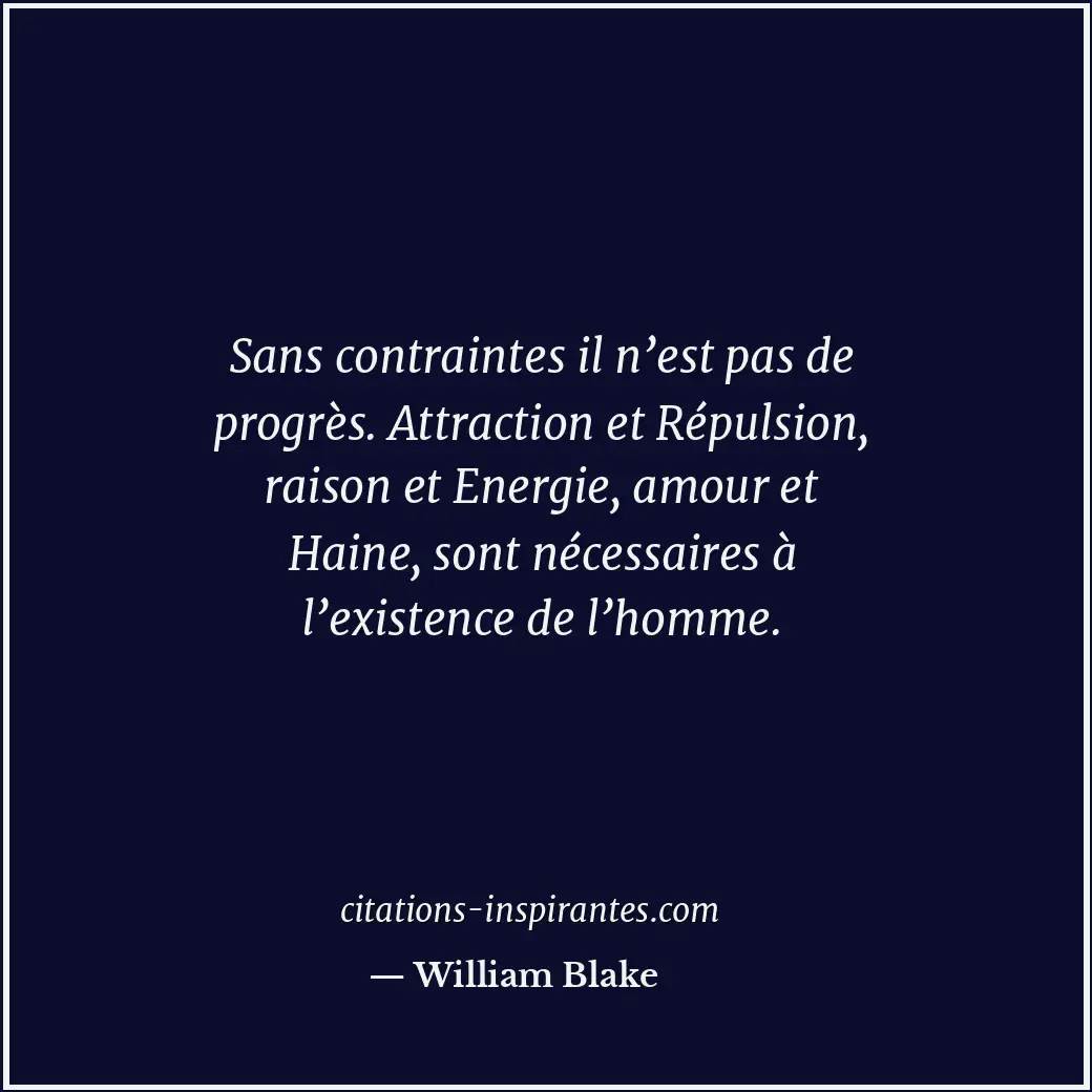 Citation de William Blake