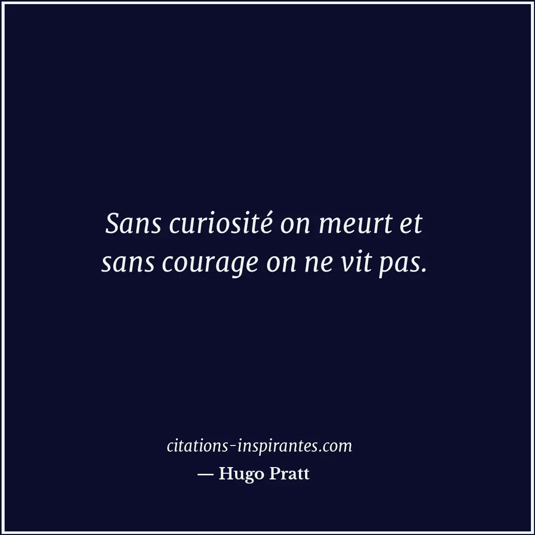 Citation de Hugo Pratt