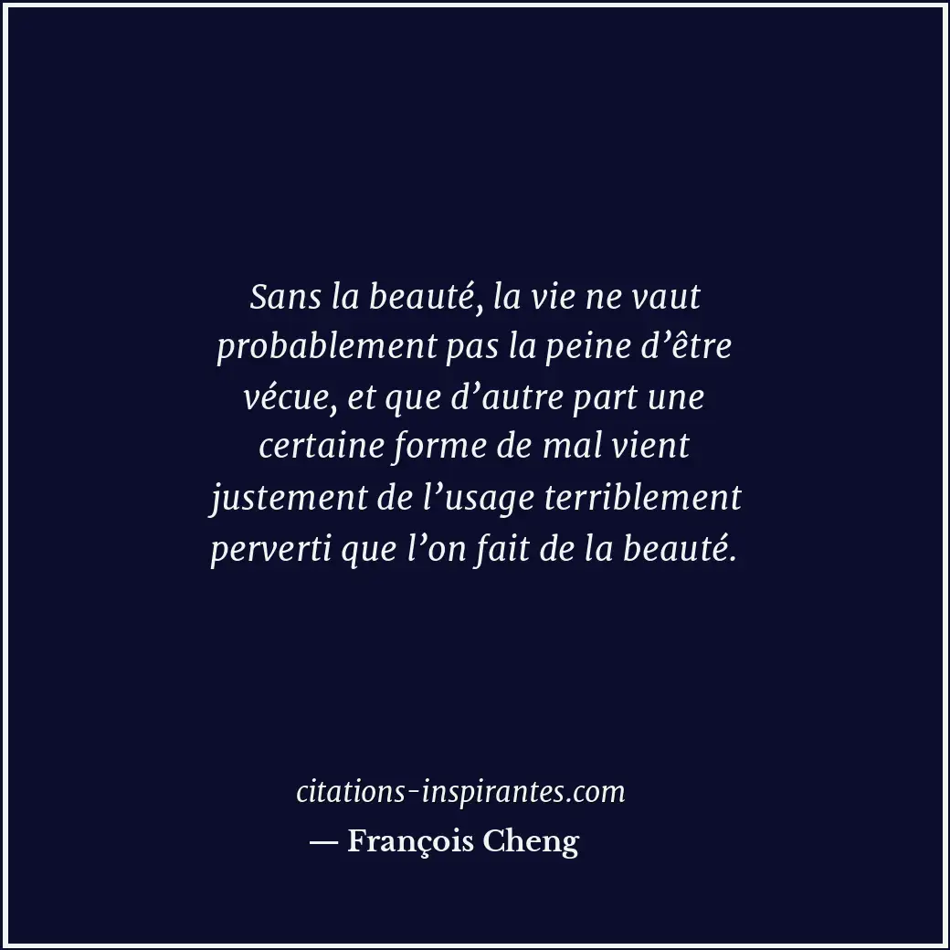 Citation de François Cheng