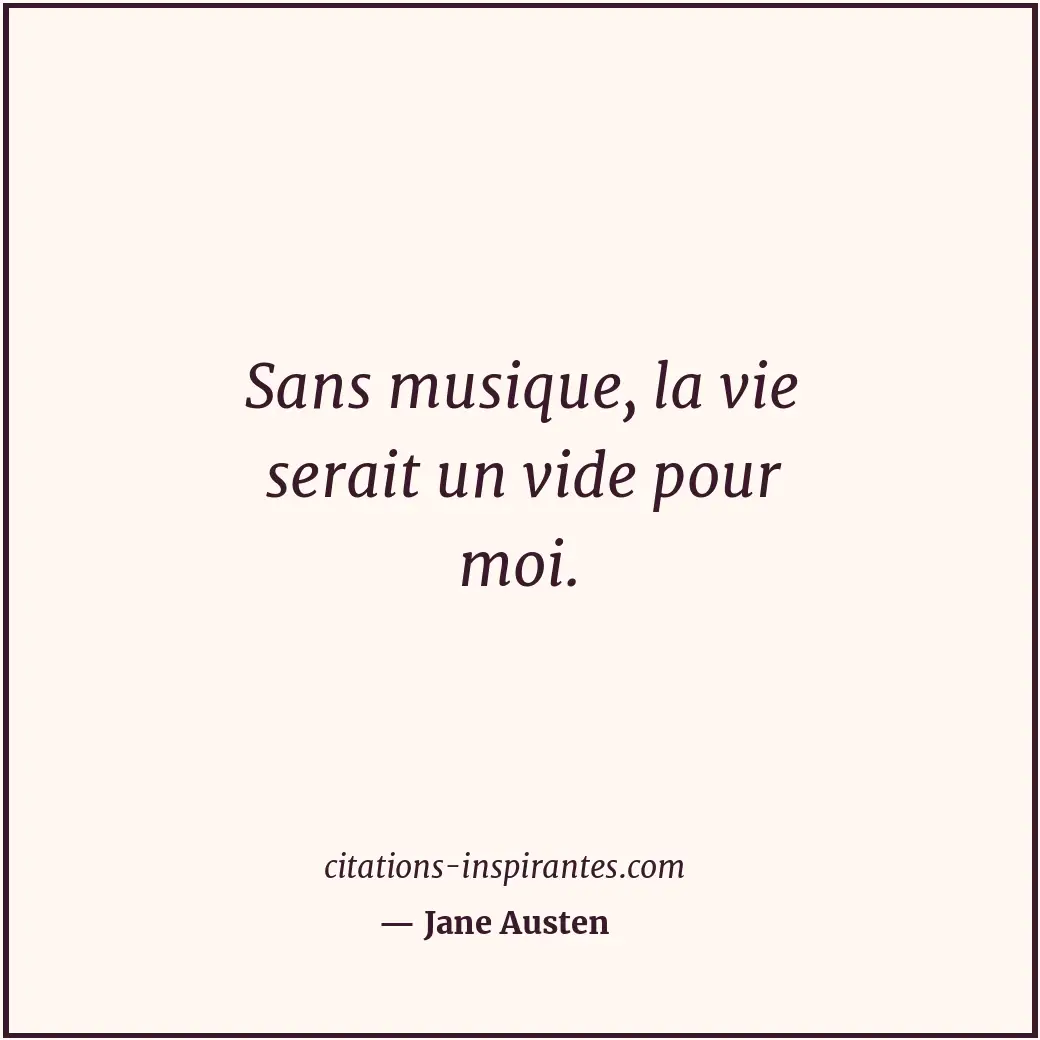 Citation de Jane Austen