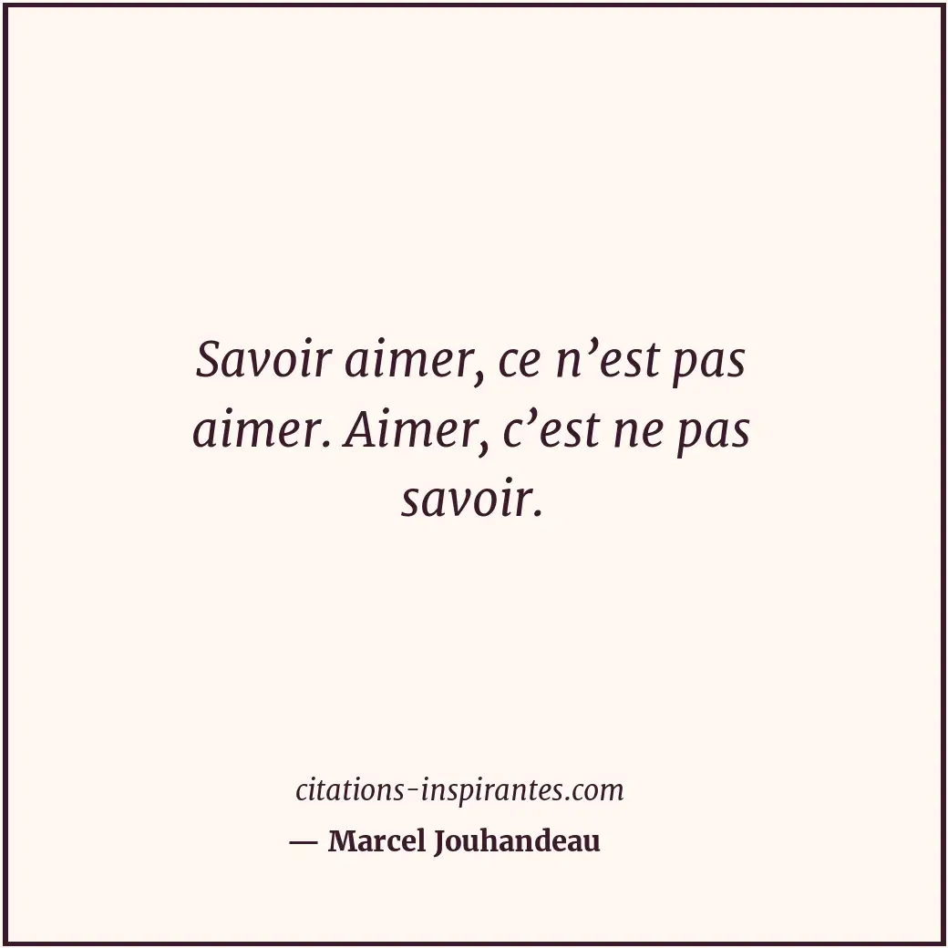 Citation de Marcel Jouhandeau
