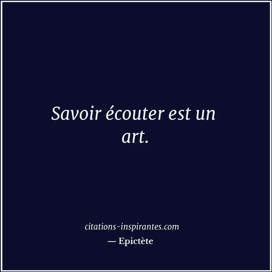 Citation de Epictète