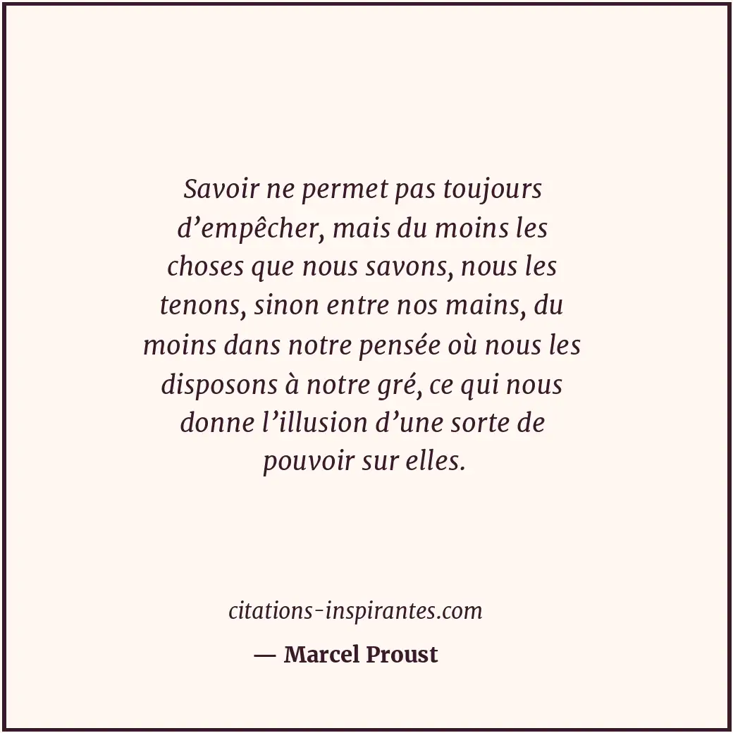 Citation de Marcel Proust