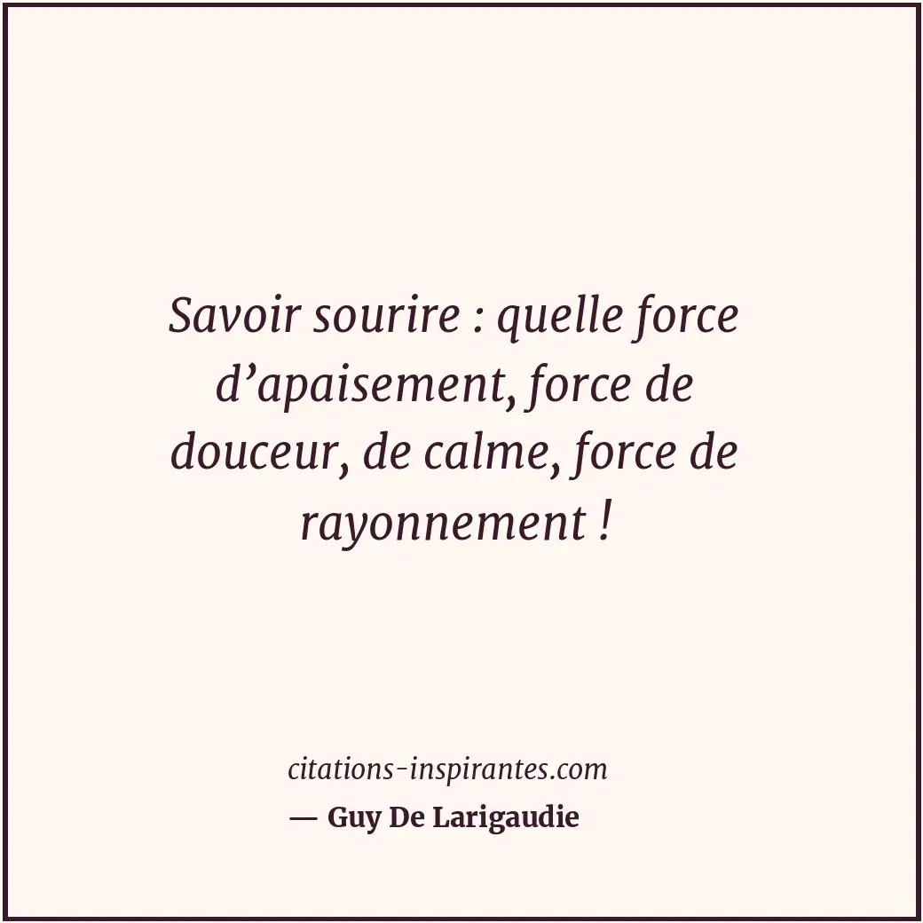 Citation de Guy De Larigaudie
