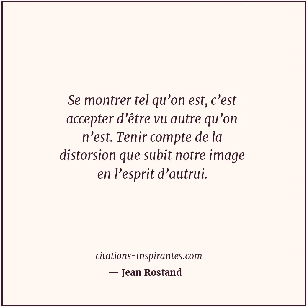 Citation de Jean Rostand