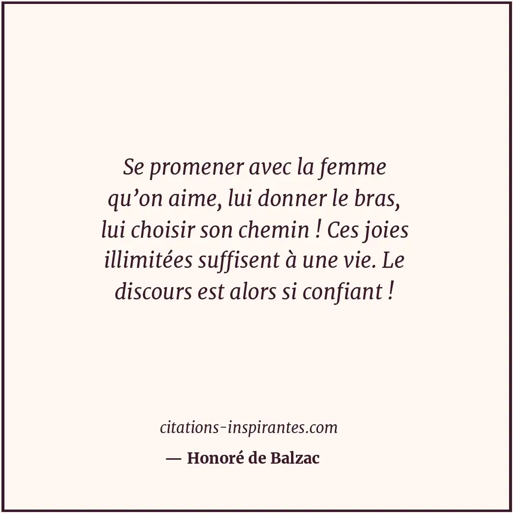 Citation de Honoré de Balzac