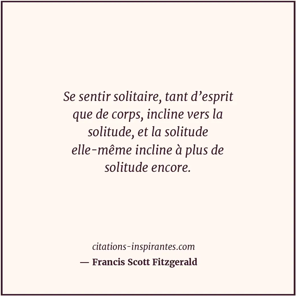 Citation de Francis Scott Fitzgerald