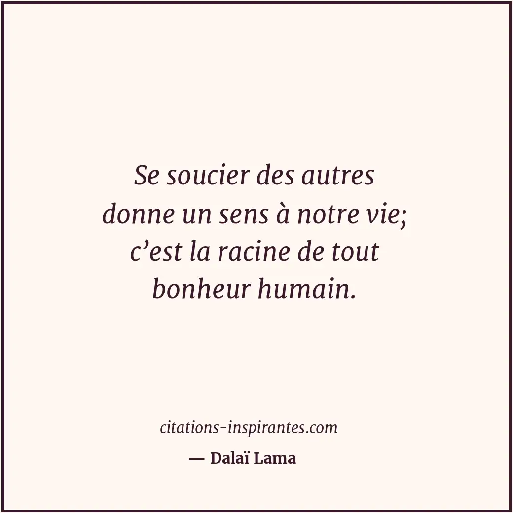 Citation de Dalaï Lama
