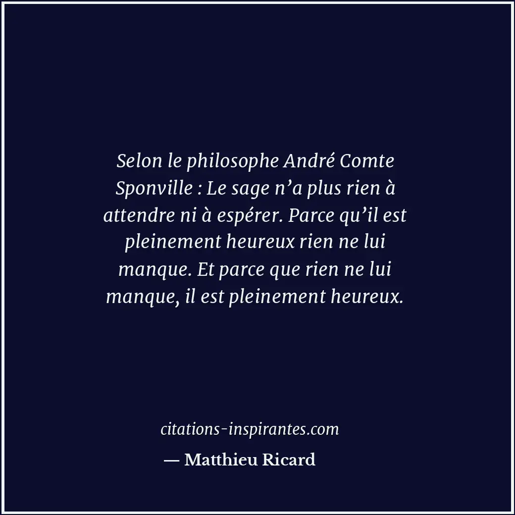 Citation de Matthieu Ricard