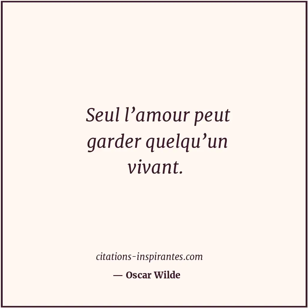 Citation de Oscar Wilde