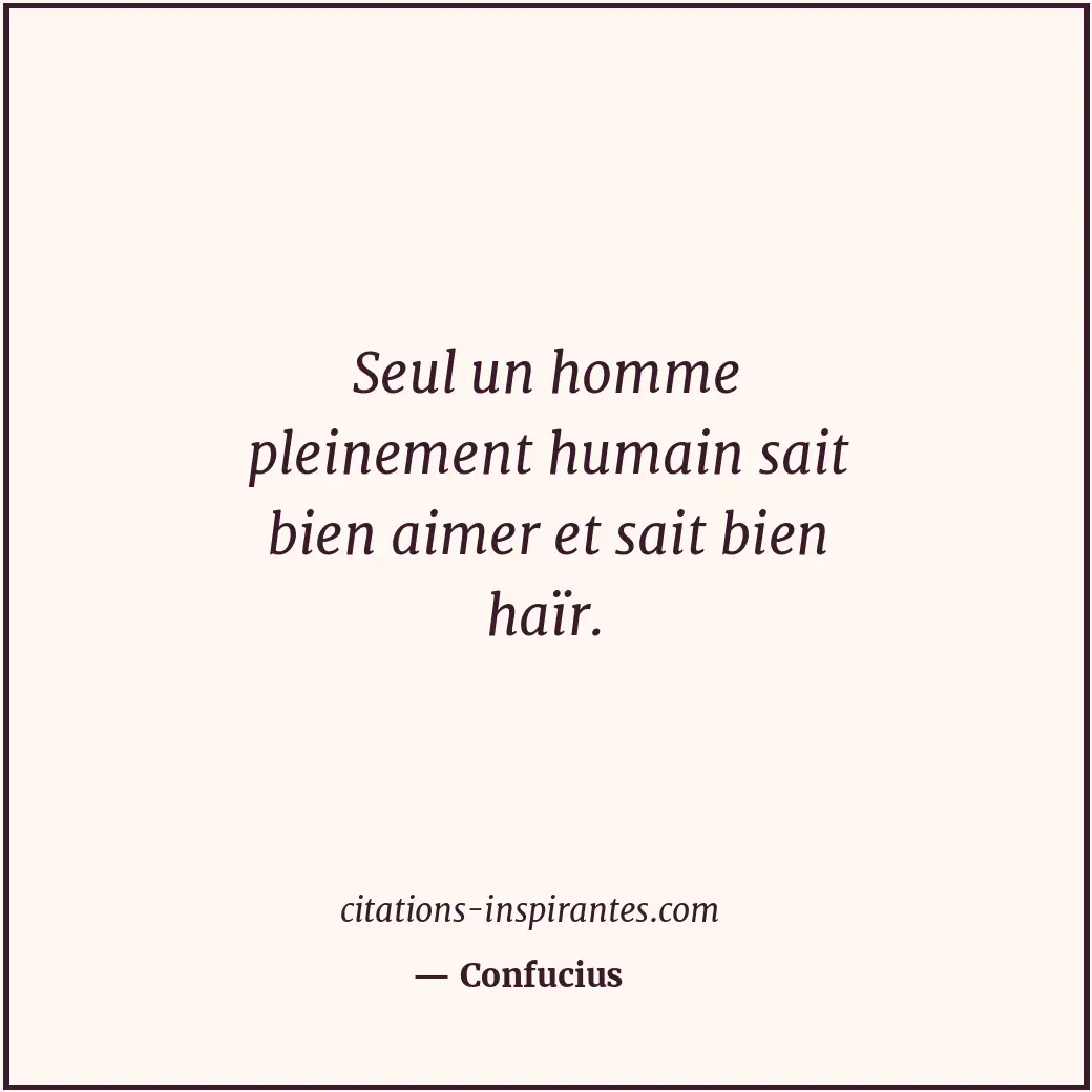 Citation de Confucius