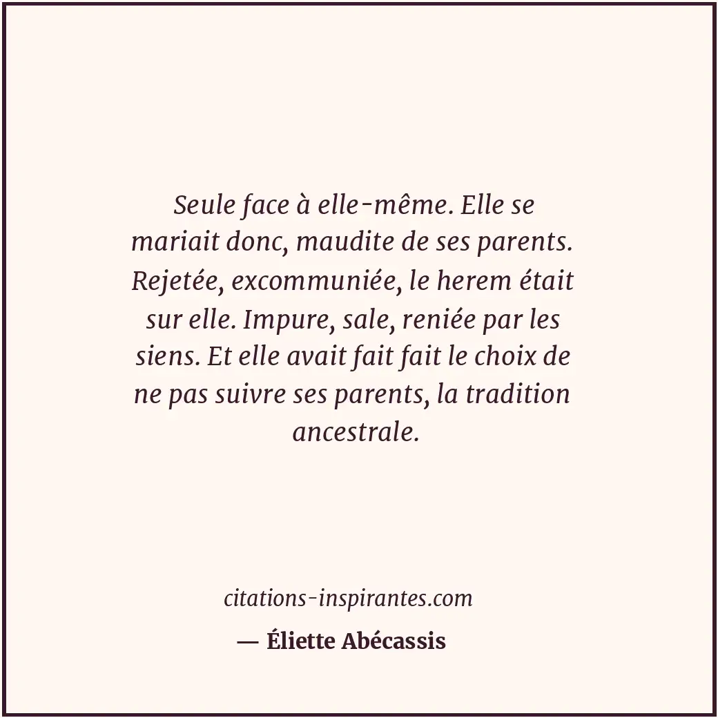 Citation de Éliette Abécassis