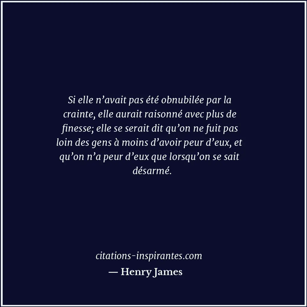 Citation de Henry James