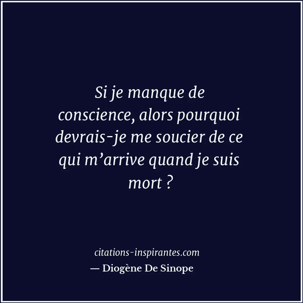 Citation de Diogène De Sinope
