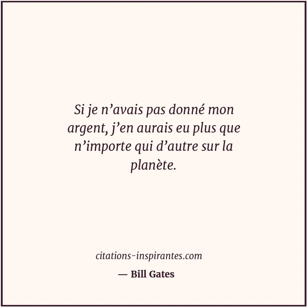 Citation de Bill Gates