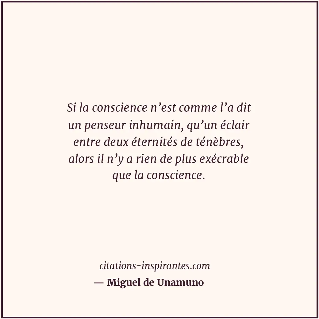 Citation de Miguel de Unamuno