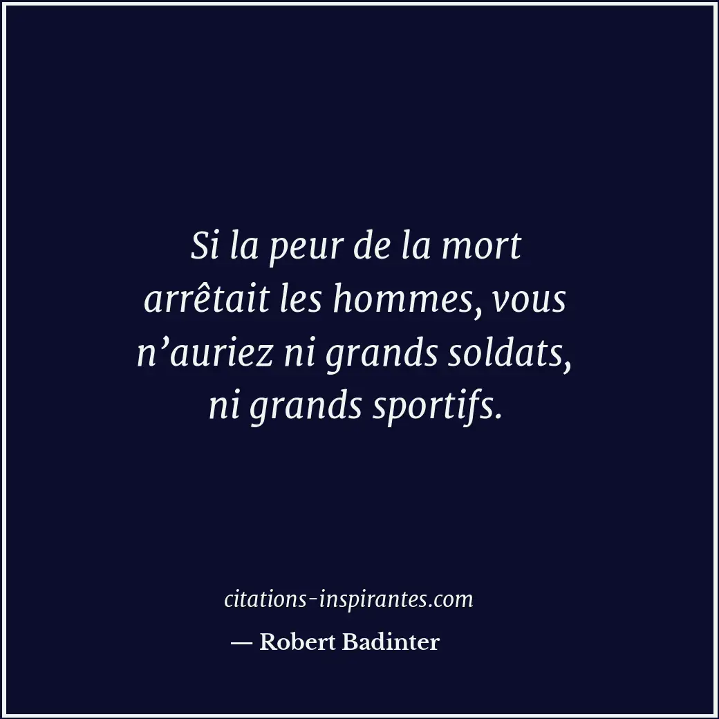 Citation de Robert Badinter