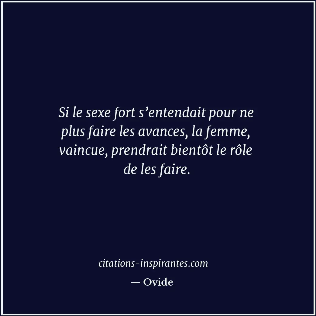 Citation de Ovide