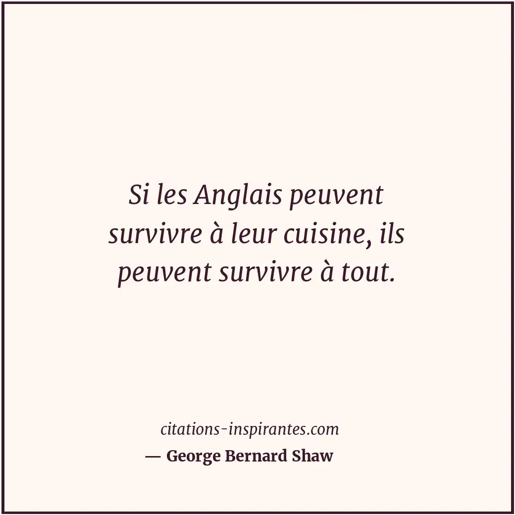 Citation de George Bernard Shaw