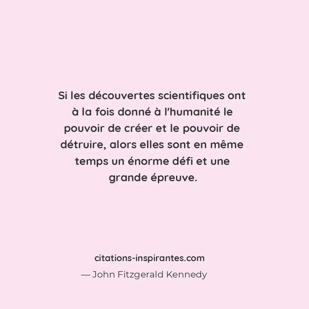 Citation de John Fitzgerald Kennedy