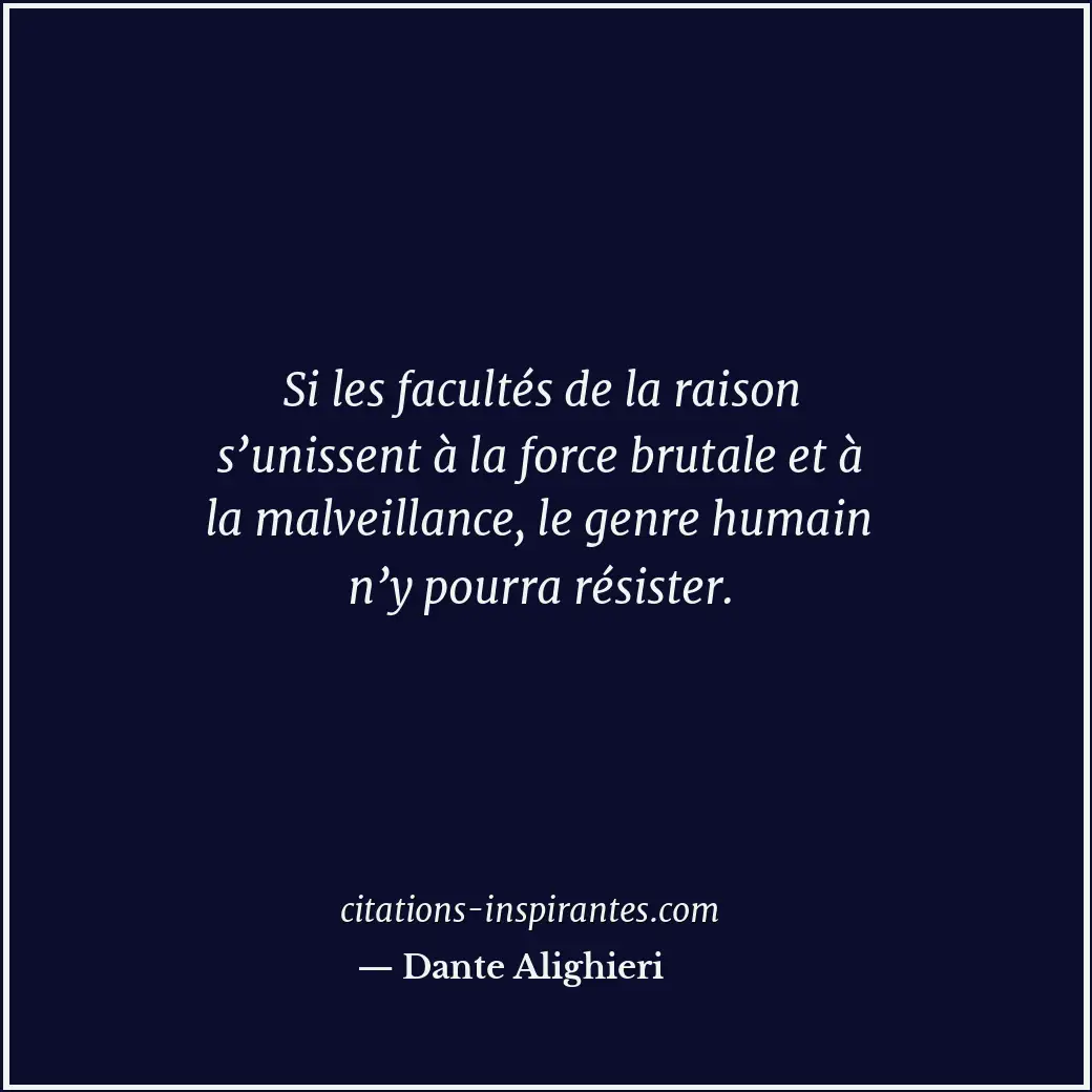 Citation de Dante Alighieri