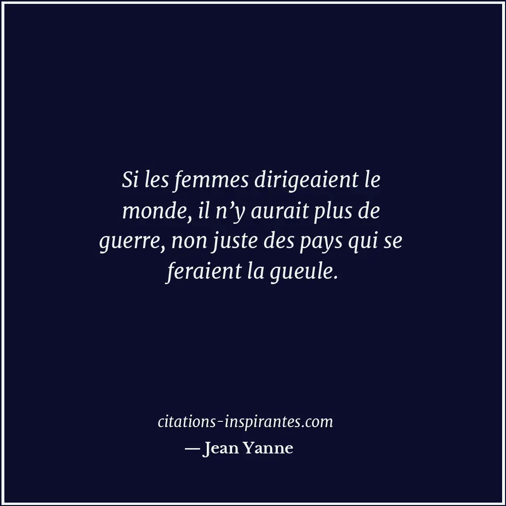 Citation de Jean Yanne