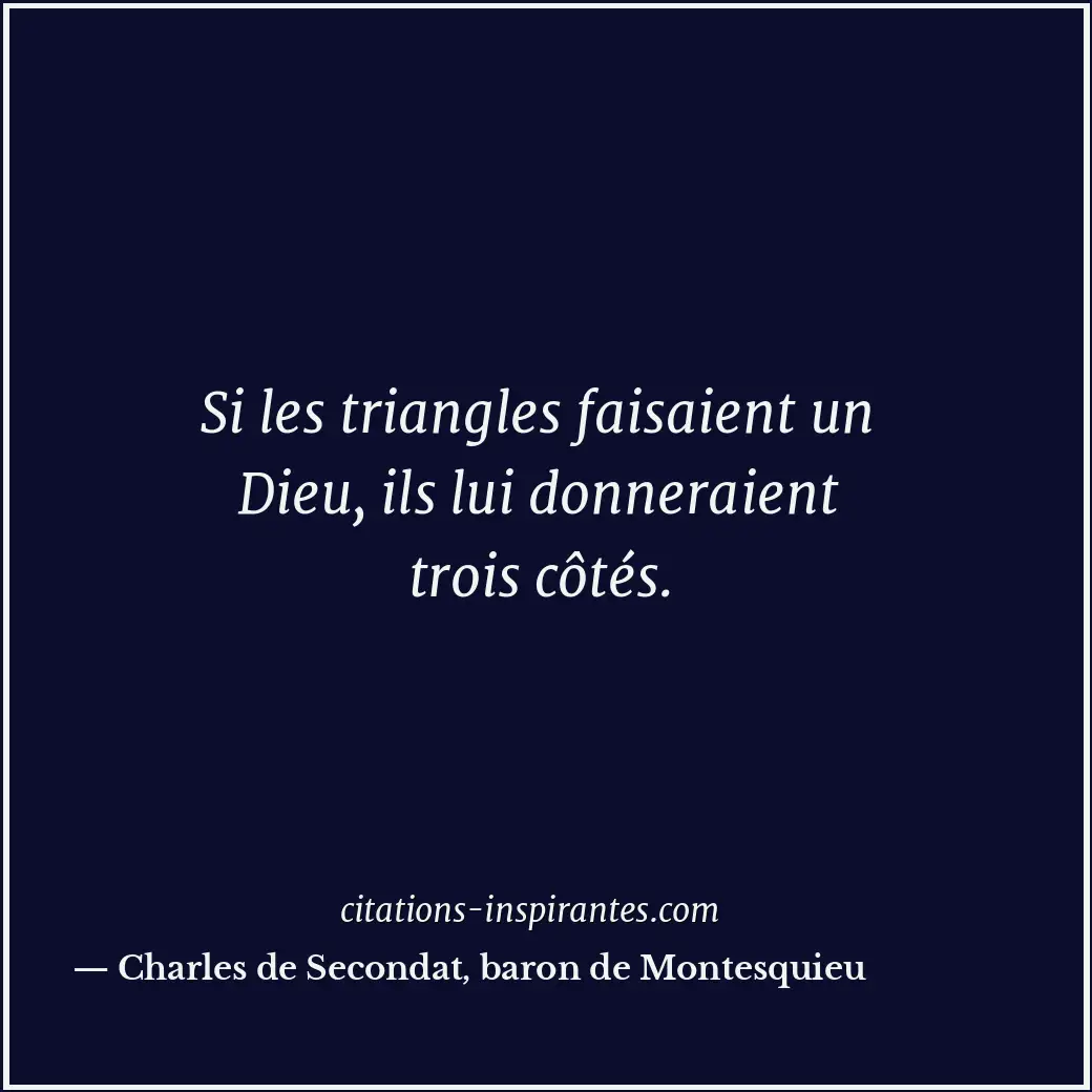 Citation de Charles de Secondat, baron de Montesquieu