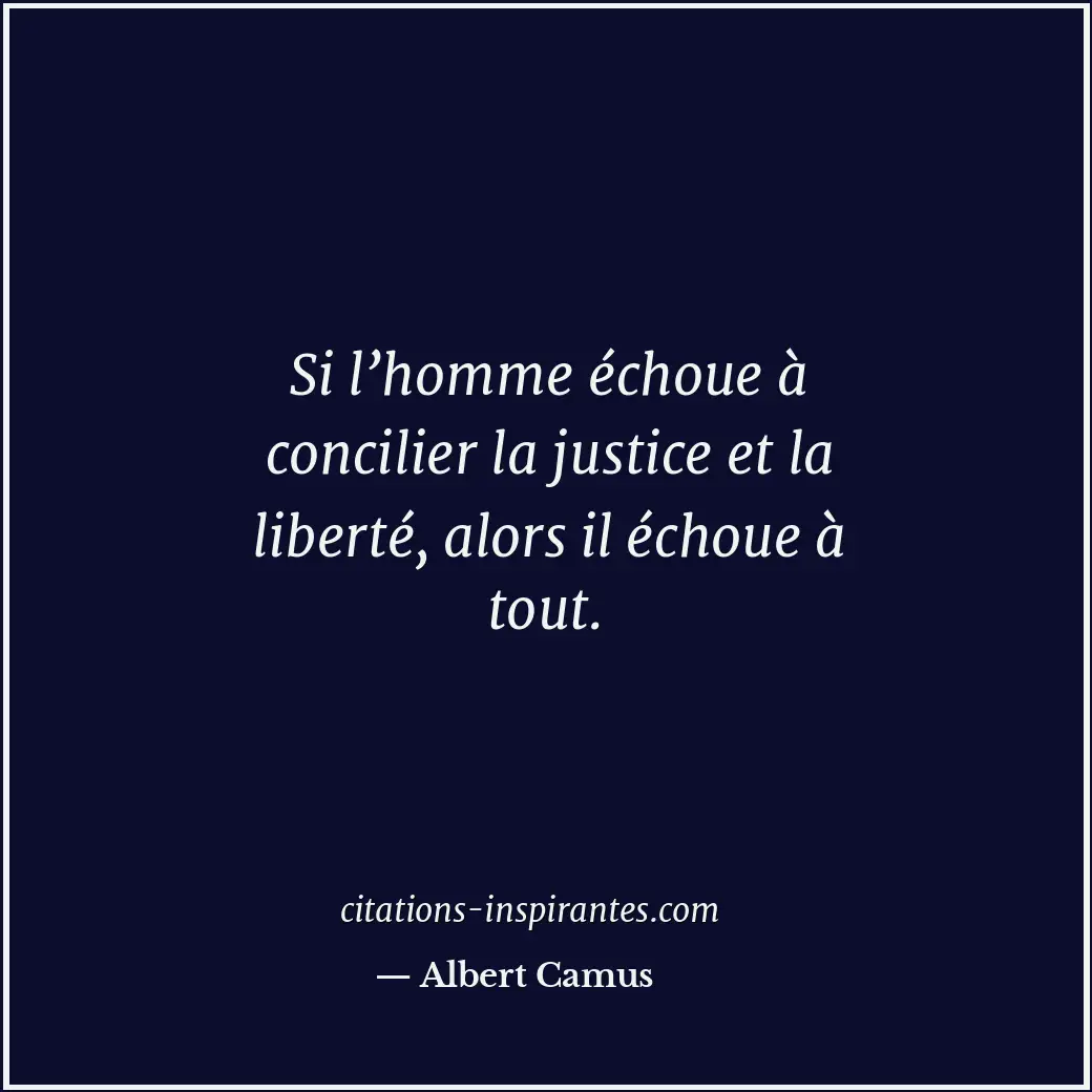 Citation de Albert Camus