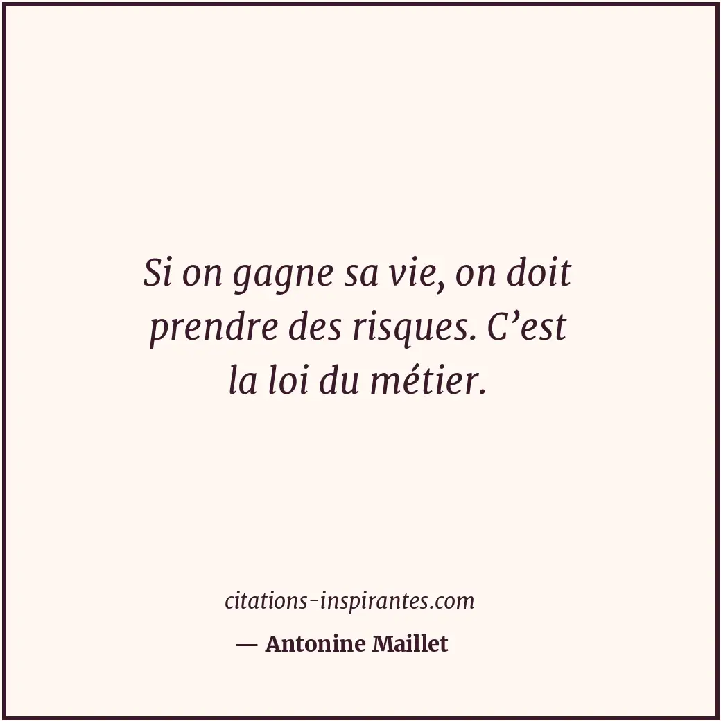 Citation de Antonine Maillet